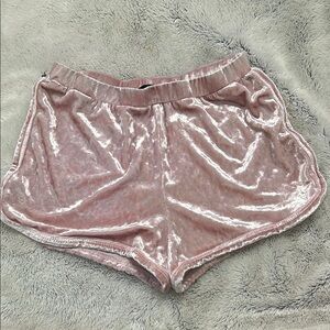 Velvet Pink Women's Shorts